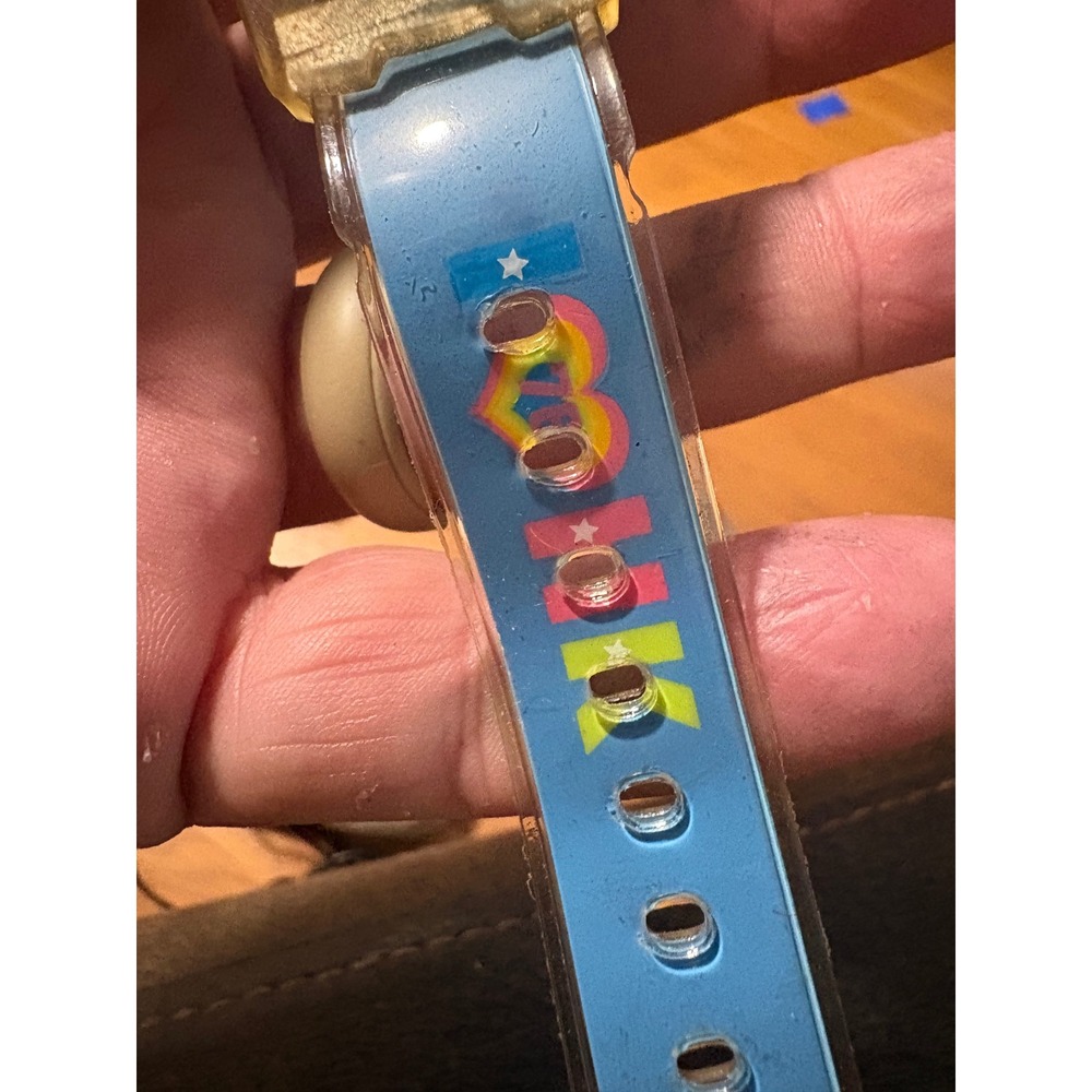 Vintage 2003 Sanrio Hello Kitty Digital Watch Blue Jelly Strap Y2K Accessory - Picture 3 of 5
